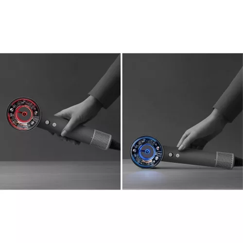 Dyson Supersonic Nural™ Hajszárító – Curly+Coily, Amber Silk / Pink Champagne – Intelligens fejbőrvédelem (HD16)