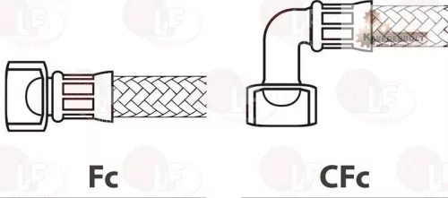 HAJLÉKONY TÖMLŐ ø 3/8'Fc x 3/8'CFc 1600 mm