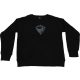 SWEATSHIRT SANREMO YOU&ME FEKETE NŐI SI