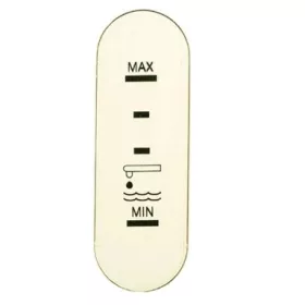 FAEMA kávégép SZITANYOMOTT SZINTMÉRŐ LEMEZ 89x30mm