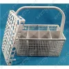 Zanussi Mosogatógép Evőeszköztartó Kosár – Szürke, 235x140mm – Electrolux, AEG, Zanussi (1525593008)