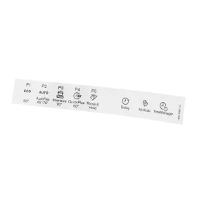 Electrolux Mosogatógép Kezelőpanel Címke – Programfeliratok, Öntapadós – ESL5330LO széria (156153813)