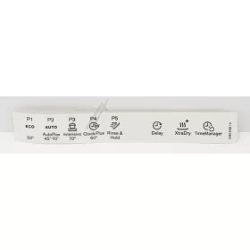 Electrolux Mosogatógép Kezelőpanel Címke – Öntapadós, Programfeliratok – ESL75330LO (1561538149)