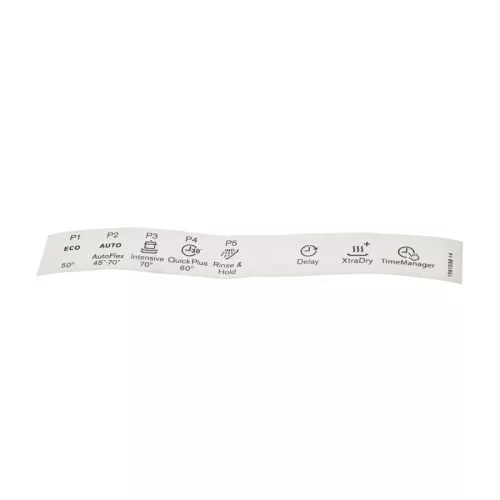 Electrolux Mosogatógép Kezelőpanel Címke – Öntapadós, Programfeliratok – ESL75330LO (1561538149)