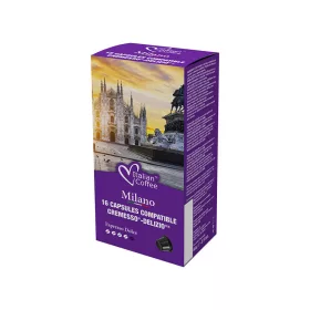   Italian Coffee Milano Cremesso és Delizio kompatibilis kávékapszula, 16 db (16DELIZIO_MILANO)