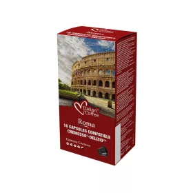   Italian Coffee Roma Cremesso® és Delizio® kompatibilis kávékapszula, 16 db (16DELIZIO_ROME)