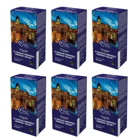 Italian Coffee Trieste koffeinmentes kávékapszula, Cremesso® kompatibilis (6x16 db)