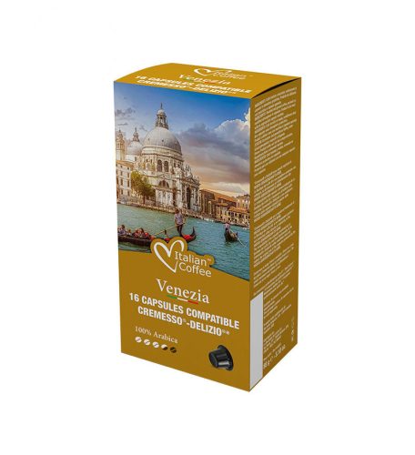 Cremesso® kompatibilis kapszula-Venezia 100% Arabica (16 db)
