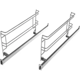 1-részes Teleszkópos Sütősín Bosch Sütőkhöz – Teljesen kihúzható – Serie 4 / 6 / 8 kompatibilis (HEZ638100 kompatibilis)