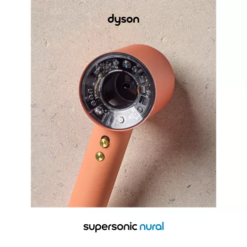 Dyson Supersonic Nural™ Hajszárító – Ceramic Apricot/Topaz – Straight+Wavy szett (HD16)