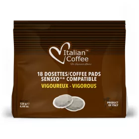 Italian Coffee Vigoroso Senseo kompatibilis kávépárna, 18 db (18SENSEO_VIGOROUS)