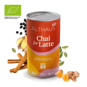   Althaus Bio Chai for Latte bio fűszeres tea italpor 300 g (192470)