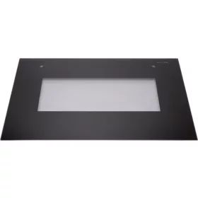 Sütőajtó Külső Üveg Bosch / Siemens Készülékekhez – Fekete – 60 cm-es sütőkhöz (00776123 kompatibilis)