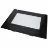 595x456 mm Üveg, ajtó, külső, fekete, (eredeti) ELEKTRABREGENZ tűzhely