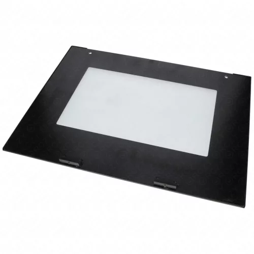 595x456 mm Üveg, ajtó, külső, fekete, (eredeti) ELEKTRABREGENZ tűzhely