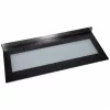 522x232 mm Üveg, sütőajtó, belső, felső, fekete,(eredeti) BEKO tűzhely