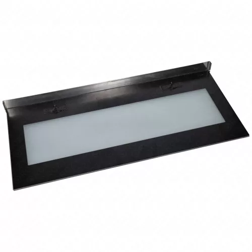 522x232 mm Üveg, sütőajtó, belső, felső, fekete,(eredeti) BEKO tűzhely