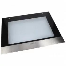   592x462 mm Üveg, ajtó, külső, fekete, (eredeti) BEKO tűzhely