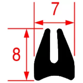   RATIONAL sütő/főzőkészülék tömítés üveghez 5400 mm