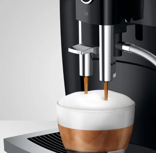 Jura E6 (EC) automata kávégép (Piano Black)