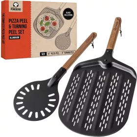 Chef Pomodoro pizzalapát készlet 30 cm és 20 cm alumínium