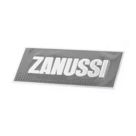 Zanussi Hűtőszekrény Logó Címke – Öntapadós, Ezüst/Fekete – ZRA széria (2425161014)