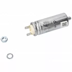   9 uF 470V Kondenzátor, sarus, motor indító, fémházas (eredeti) BEKO szárítógép