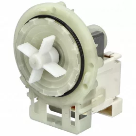   25W Szivattyú, ürítő, csavaros, hátul stekkeres (eredeti, HANYU VDE-A335) BEKO mosógép