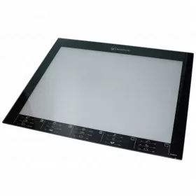   522x438 mm Üveg, sütőajtó, belső, fekete,(eredeti) BEKO tűzhely