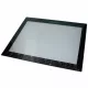 522x438 mm Üveg, sütőajtó, belső, fekete,(eredeti) BEKO tűzhely