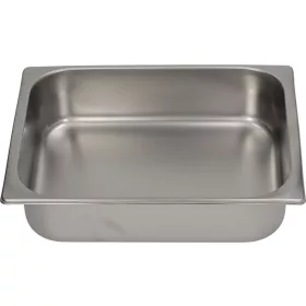 rozsdamentes acél jégkrém tartály 330x250xh80 mm