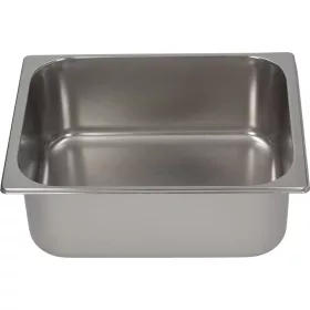 rozsdamentes acél jégkrém tartály 330x250xh120 mm
