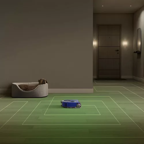 Dyson 360 Vis Nav Robotporszívó - 360° navigáció, HEPA szűrés - Kék/Nikkel (360 Vis Nav)