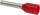 PIROS VÉGCSŐ 1x8 mm 100 DB