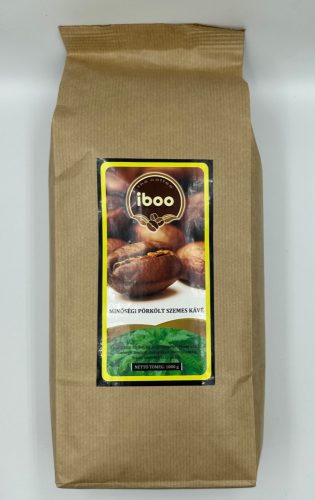 Iboo Prémium pörkölt szemes kávé (1000 g.)