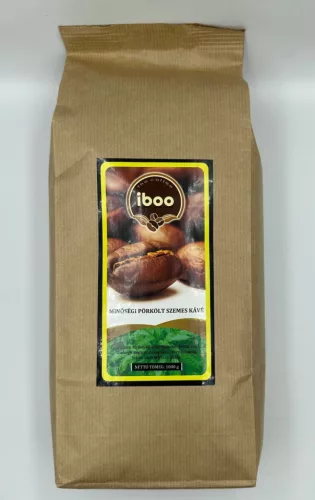 Iboo Prémium pörkölt szemes kávé 1000 g (305377)