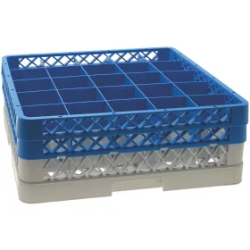 Ipari mosogatógép üvegtartó 500x500x198 mm