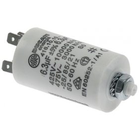DUCATI energia Motorindító Kondenzátor - 6.3µF, 450V - Univerzális (416.10.10)