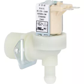 Elektromágneses Szelep - 1-utas 90°, 3/4" bemenet, ø 10.5 mm kimenet - Jéggépekhez és Kávégépekhez (22604990 / 23497)