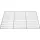 Hutogep racspolc rozsdamentes acel 600x400 mm univerzalis