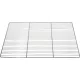 Hutogep racspolc rozsdamentes acel 600x400 mm univerzalis
