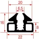 ZANUSSI sütő/főzőkészülék tömítés sütőüveghez 1400 mm