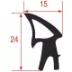 INOXTREND sütő/főzőkészülék tömítés sütőajtóhoz 1420 mm