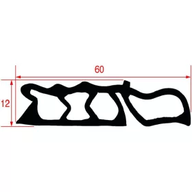  RATIONAL sütő/főzőkészülék sütőkocsi tömítés 610 mm