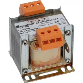 TRANSZFORMÁTOR 0-230-400V/12-0-12V 63VA
