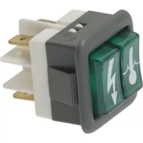 JELZŐFÉNY ZÖLD DUPLA 16A 220V