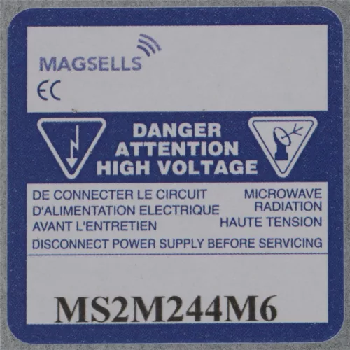 Magnetron Panasonic-hoz - 1010W - NE-1025 / NE-1027 / NE-1037 szériához (Z2M244-M61JP, MS2M244M6 kompatibilis)