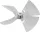 Hutogep ventilatorlapat aluminium, ø 96 mm gastro hutokhoz es fagyasztokhoz
