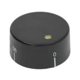 Fekete gomb ø 40 mm 0-90°C