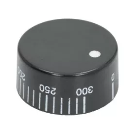 Fekete gomb ø 40 mm 0-300°C